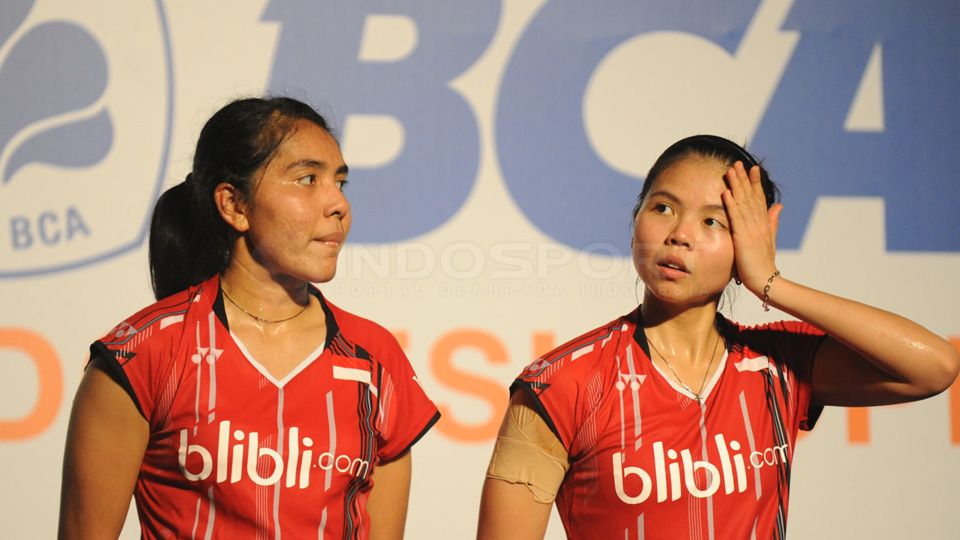 Greysia Polii/ Nitya Krishinda, Minggu (07/06/2015). Copyright: © Ratno Prasetyo/INDOSPORT